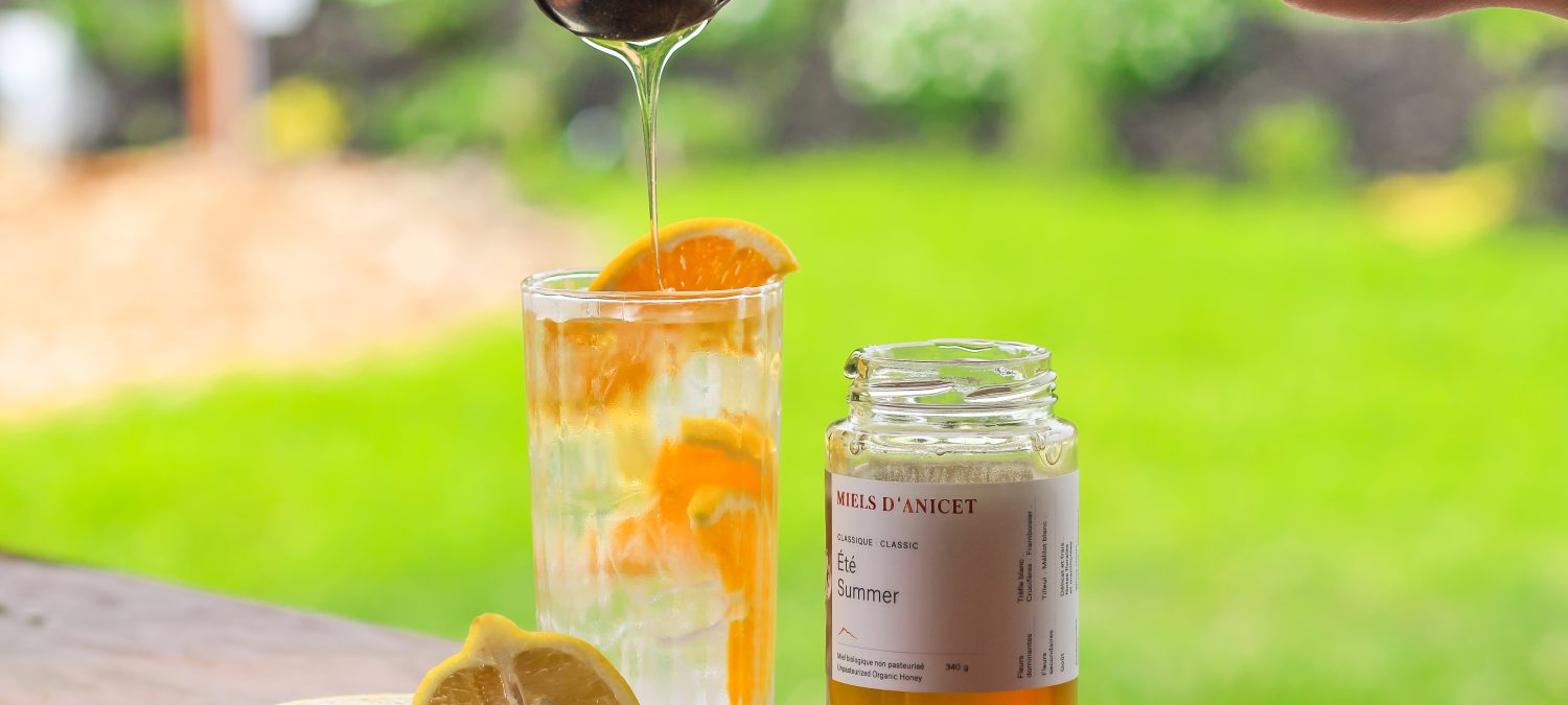 Hydration : Homemade « Gatorade » with honey