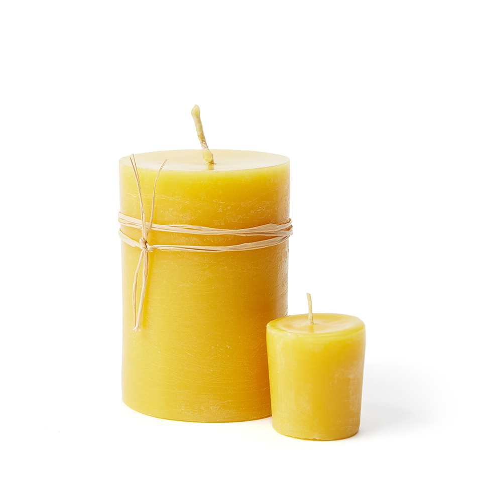 Chandelle Cire d'abeille - Pilier