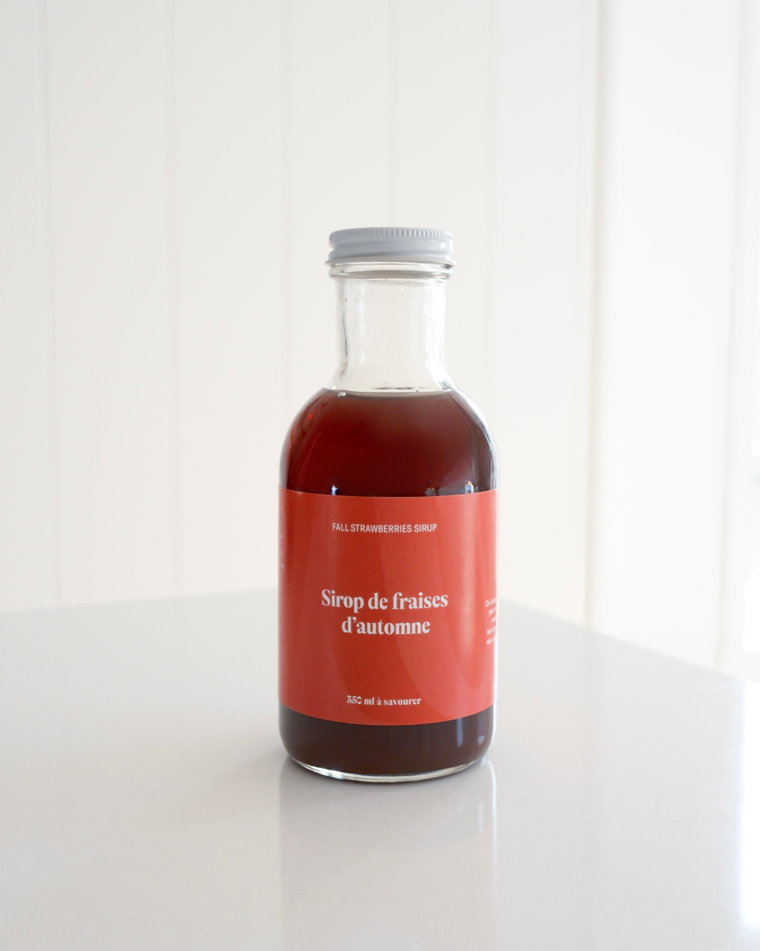 Sirop de fraises d'automne